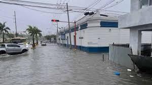 Fuertes lluvias continúan afectando el Cibao por sistema de baja presión